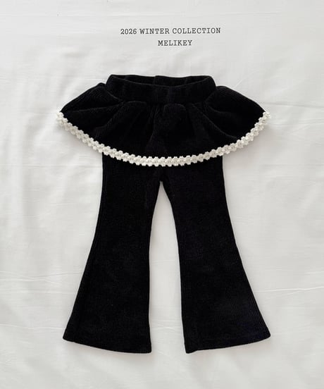 予約 melikey Frill belt boots cut