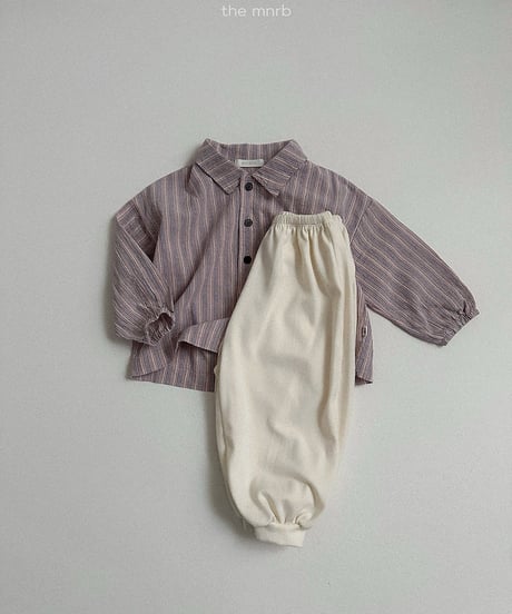 予約minirobe Soft harem pants
