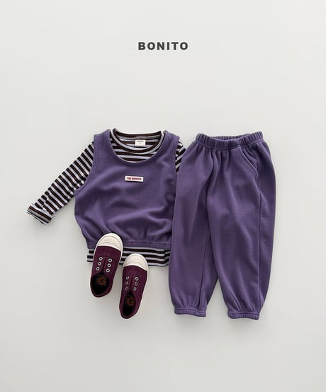 予約 bonito Mini waffle vest setup