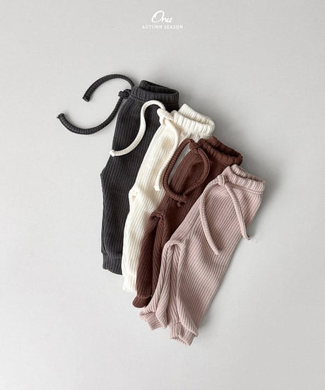 予約 ONU B slim golji pants