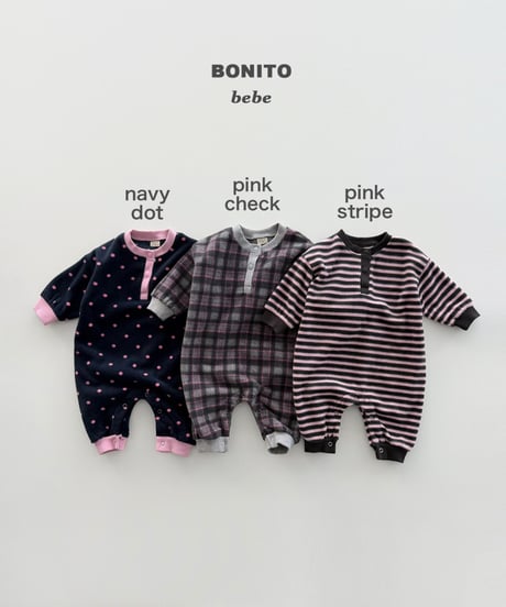 予約bonito Baby Pink series suit