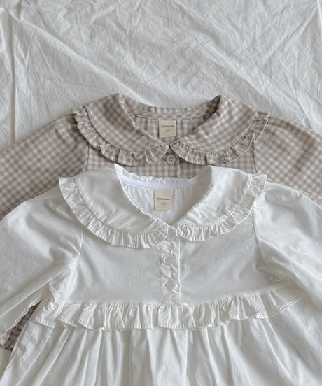 予約 ninibello Wendy's collar blouse