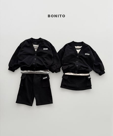 予約 bonito Cotton V cardigan