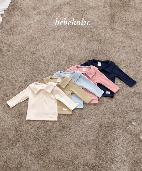 予約 bebeholic Wind collar Tee