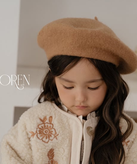 予約 OREN Kids' Wool Beret