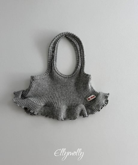 予約Elly Molly Wool Ribbed Halter Tank