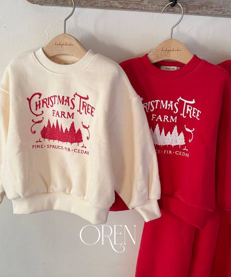 予約 OREN Merry Christmas Sweatshirt