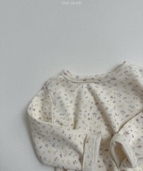 予約minirobe Cotton ilet long-sleeved tee