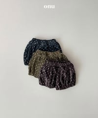 予約 ONU Velvet dot bloomer