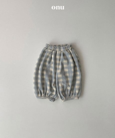 予約 ONU Check dongle pants