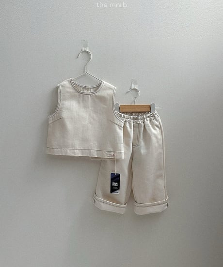 予約minirobe Non-fade denim pants