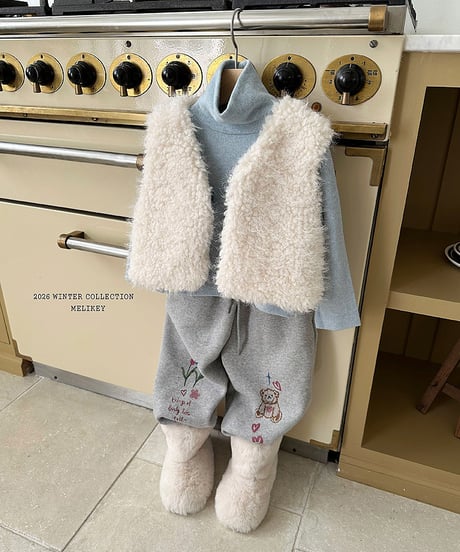 予約 melikey Cloud fur vest