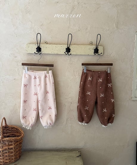 予約 marron Ribbon pants