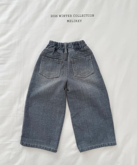予約 melikey Twill velvet denim