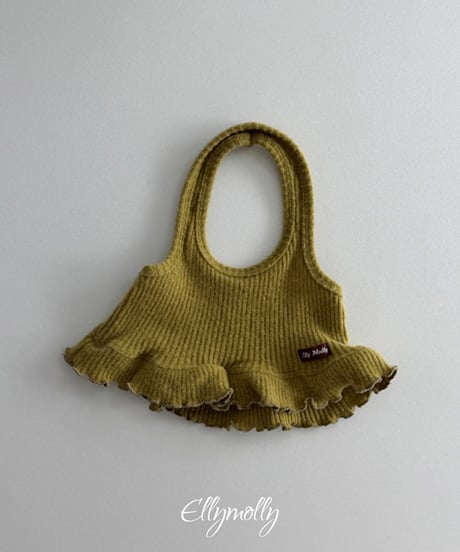 予約Elly Molly Wool Ribbed Halter Tank