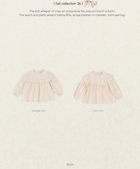 予約 ROA Sophie El blouse