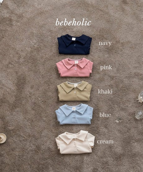 予約 bebeholic Wind collar Tee