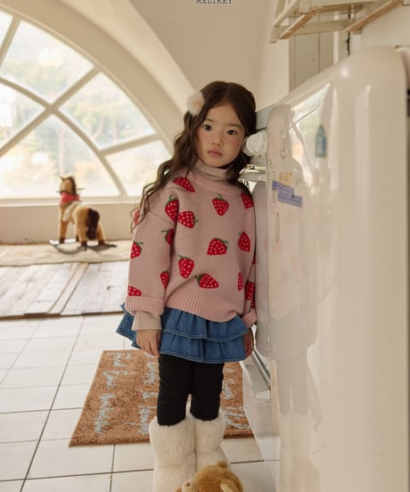 予約 melikey Strawberry knit