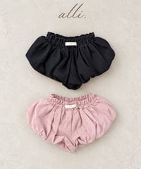 一部即納  Denim balloon shorts