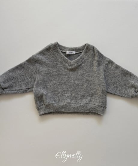 予約Elly Molly Chicago brush v neck knit