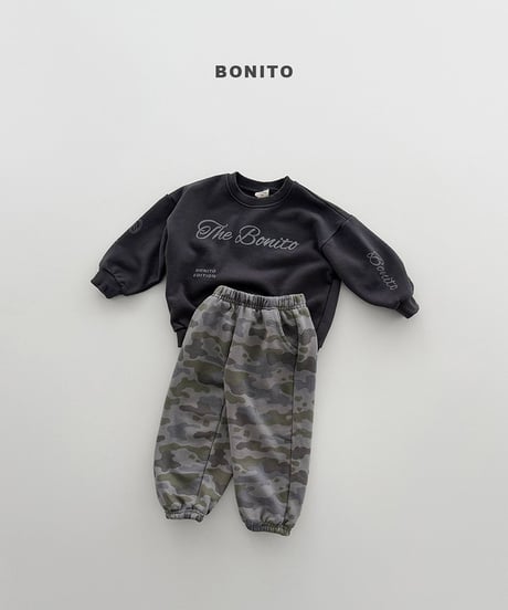 予約 bonito Cloud camo jogger pants