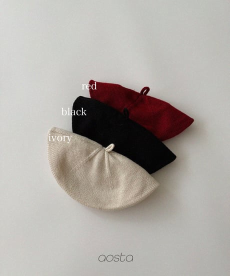 予約aosta knit beret