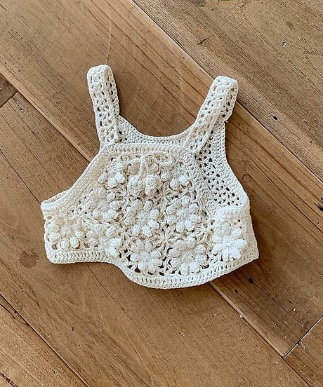 予約 bebeholic Hand-knitted bustier
