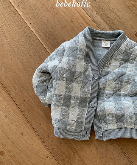 予約 bebeholic Knit car cardigan