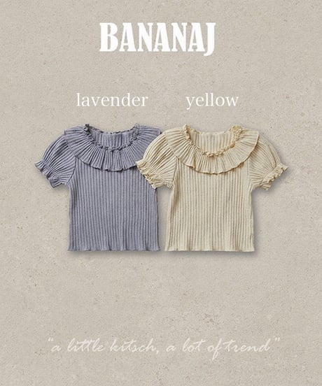 予約 banana.j Bongbong Fur tee