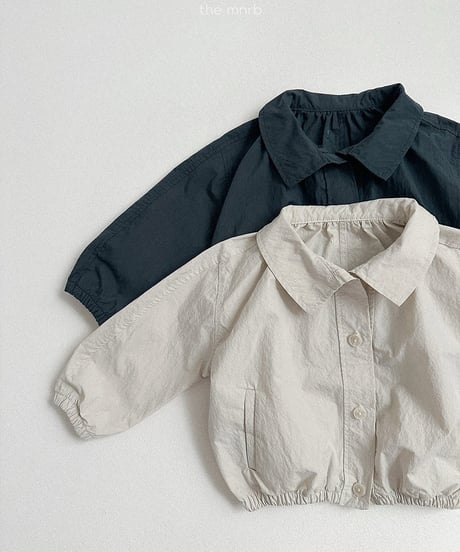 予約minirobe Ruffle short trench