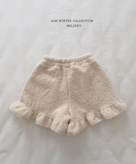 予約 melikey Creamy shorts