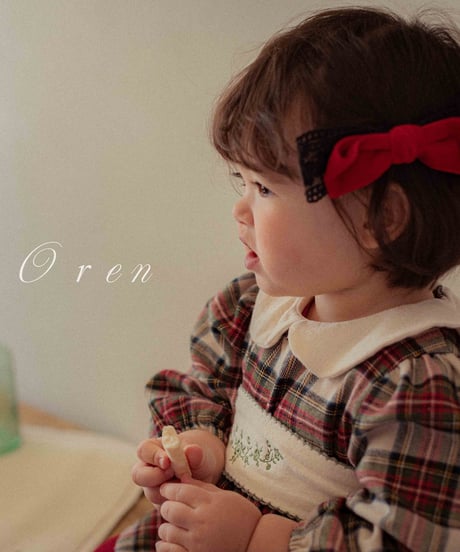 予約 OREN Velvet Ribbon Hair Clip
