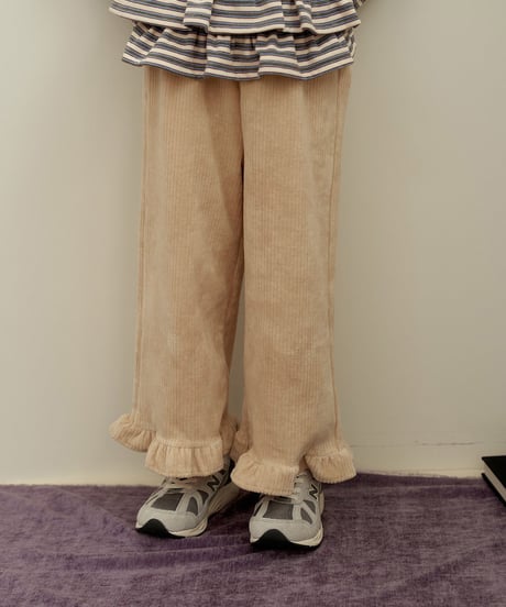 予約 momoann Roa frill pants