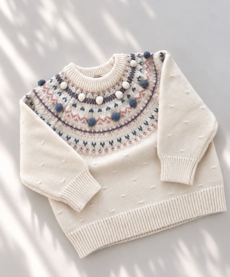 即納Pastel Nordic Knit