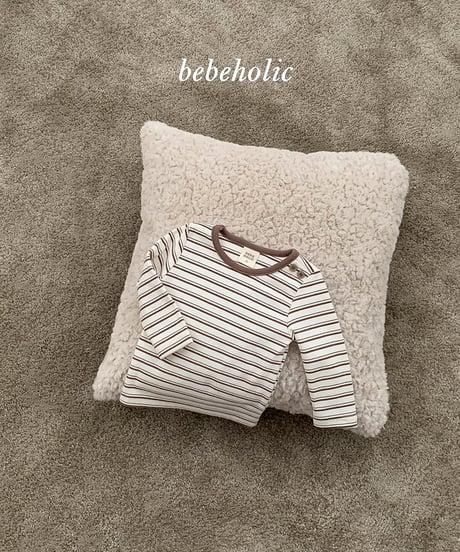 予約 bebeholic Toto stripe Tee