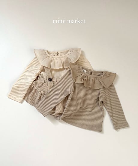 予約 mimi market Liz collar Tee