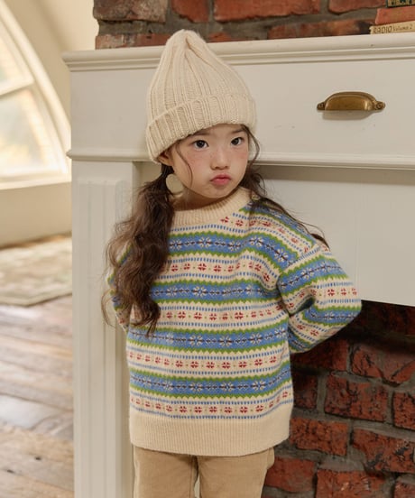 予約 melikey Vintage Indian knit