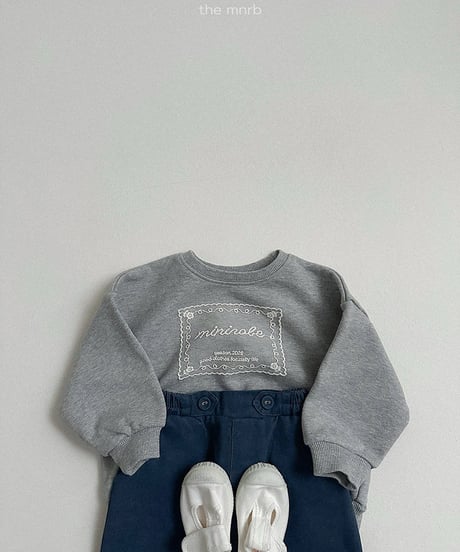 予約minirobe Dying twill pants