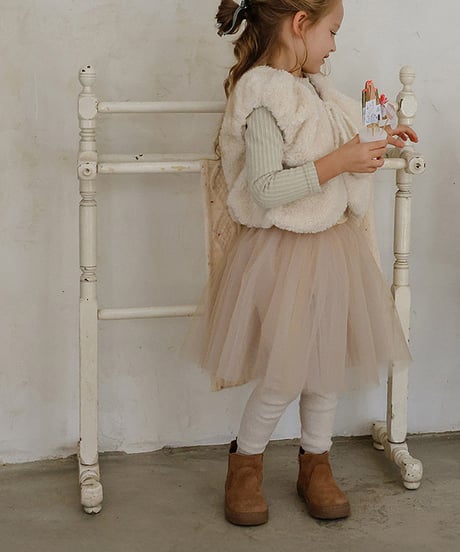 予約 FLO Moen tulle skirt leggings