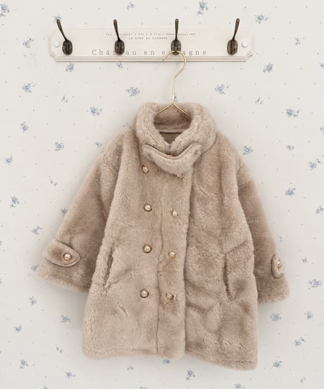 即納Luxe Fur Double Coat