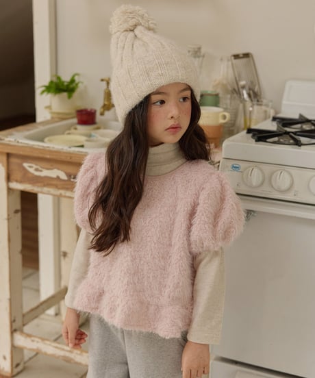 予約 melikey Posong Frill Puff Tee