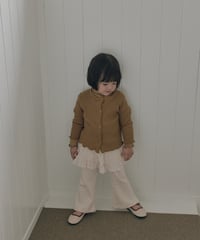 予約 The beige Chiffon Skirt Pants