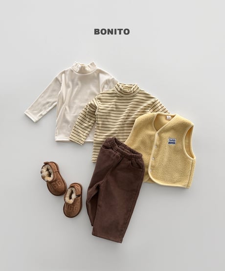 予約 bonito Mock-Neck T-Shirts(2点セット)