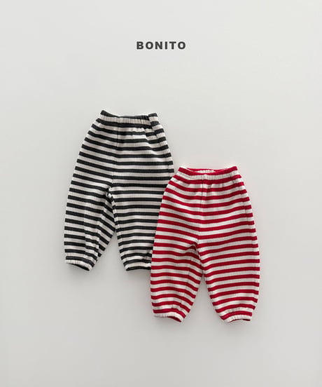 予約 bonito ST waffle jogger pants
