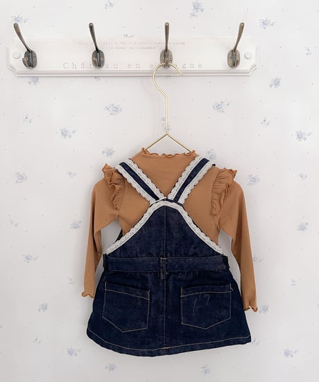 即納 banana.j Lace suspender one-piece