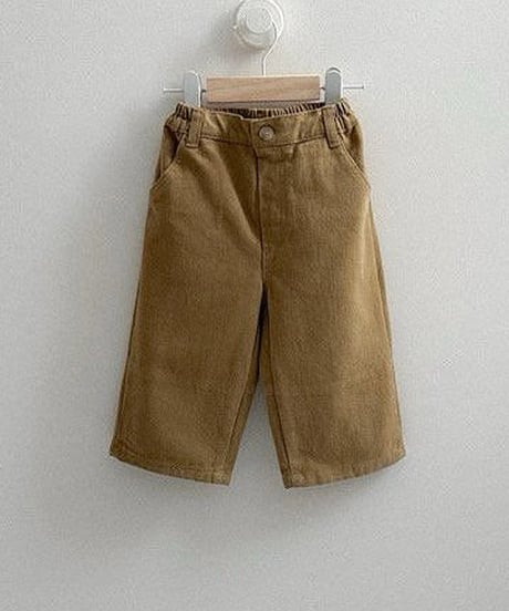 予約minirobe Button Pitch pants