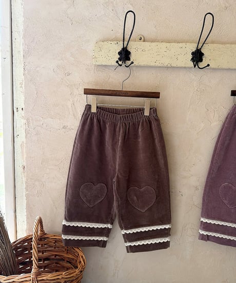 予約 marron Heart pants