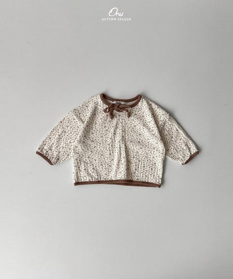 予約 ONU Flower ribbon tee