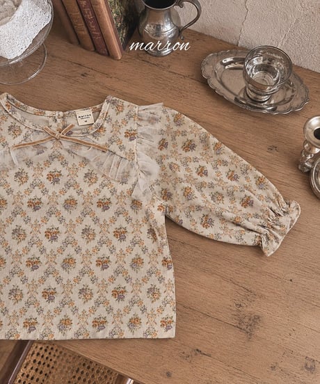 予約 marron Lemon blouse