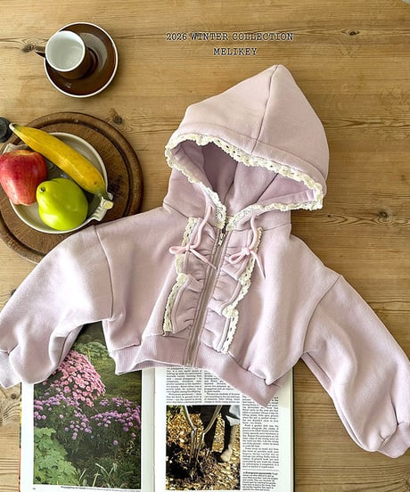 予約 melikey Juju April Hood Zip Up